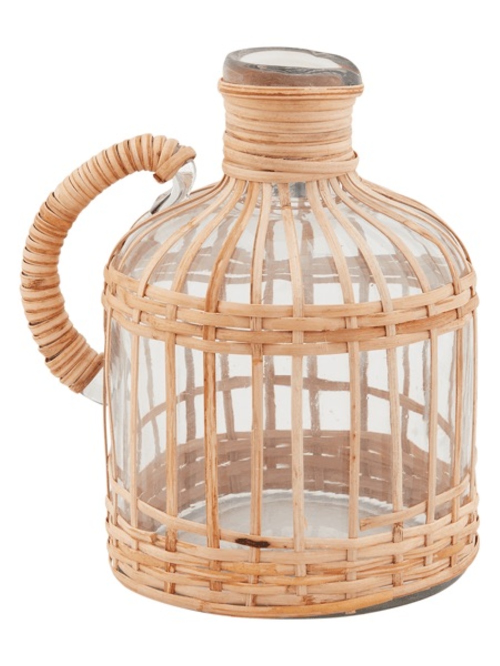 MUD PIE NWT Large rattan pitcher vase